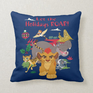 Lion Guard | Let The Holidays Roar Throw Pillow