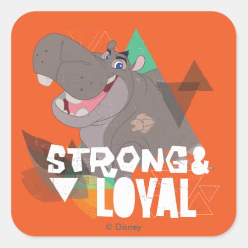 Lion Guard | Strong & Loyal Beshte Square Sticker