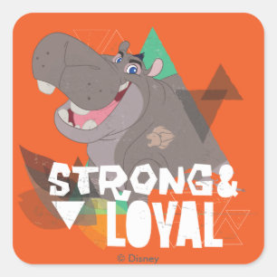 Lion Guard Strong & Loyal Beshte Square Sticker