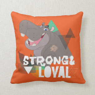 Lion Guard Strong & Loyal Beshte Throw Pillow