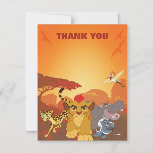 Lion Guard Thank You  Birthday