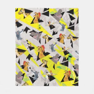 Lion Guard Triangle Pattern Fleece Blanket