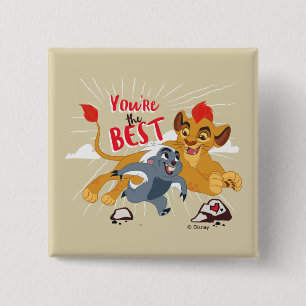 Lion Guard You're the Best Valentine Button