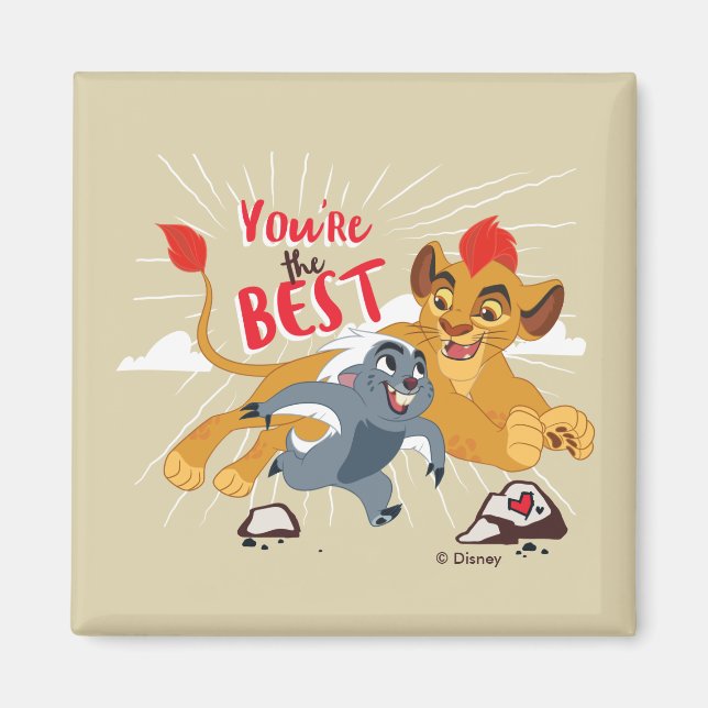 Lion Guard | You're the Best Valentine Magnet (Front)
