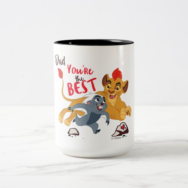 Lion Guard | You're the Best Valentine Two-Tone Coffee Mug (Center)
