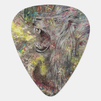 lion guitar pick