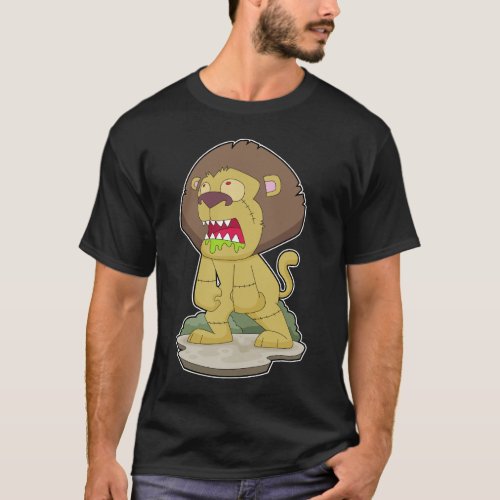 Lion Halloween Zombie T_Shirt
