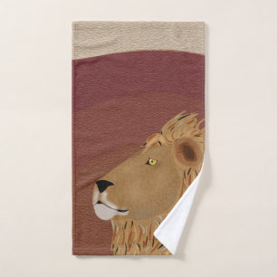 Lion Hand Towel