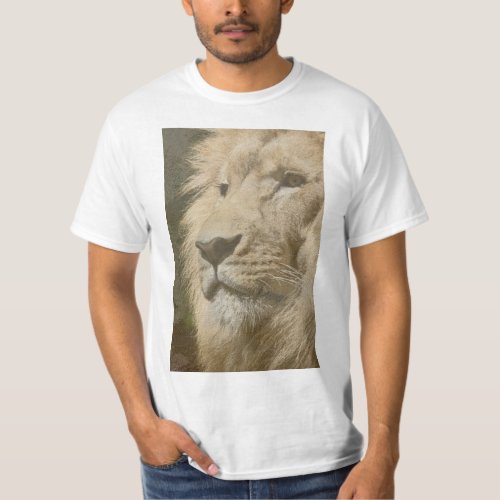 Lion Head Animal Top Template Mens Value Modern