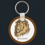 Lion head custom keychain<br><div class="desc">Lion head custom keychain.</div>