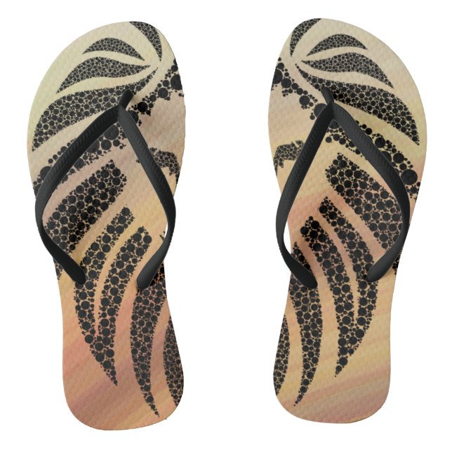 Lion head flip flops (Footbed)