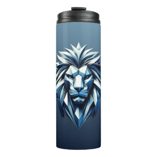 lion head geometry shapes thermal tumbler