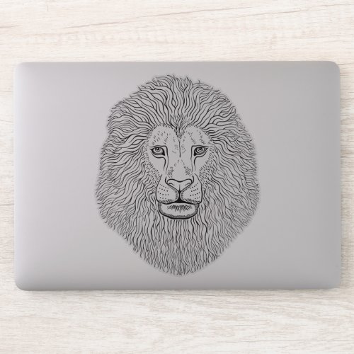 Lion Head Graphics Sticker