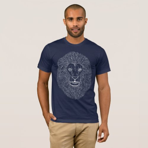 Lion Head Graphics T_Shirt