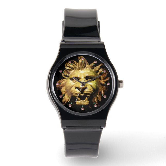 LION HEAD IN BRONZE Figurehead Antique Roman Ship Watch (Front)