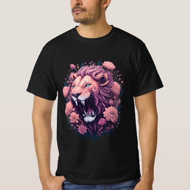 lion head, King of the Jungle T-Shirt (Front)