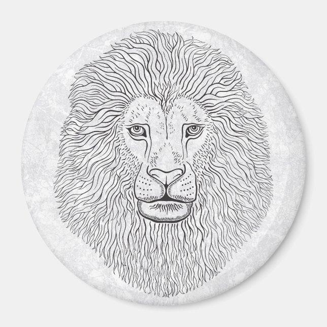 Lion head magnet (Front)