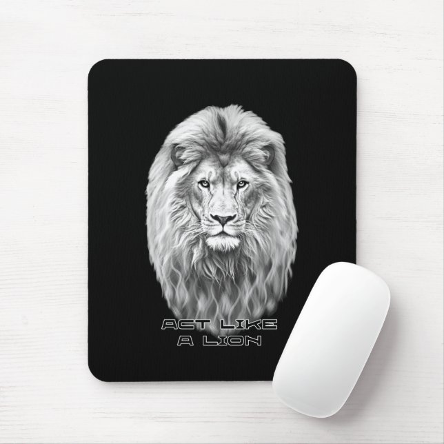 Lion head mouse pad (With Mouse)