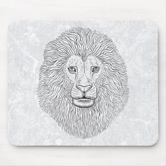 Lion head mouse pad (Front)