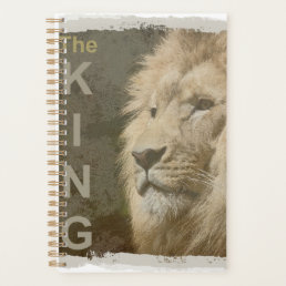 Lion Head Pop Art The King Picture Template Planner