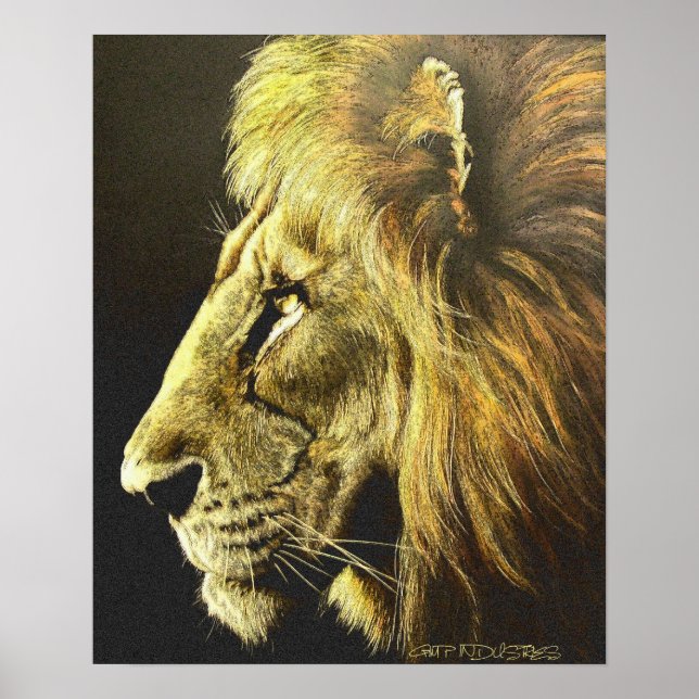 Lion Head Poster (Front)