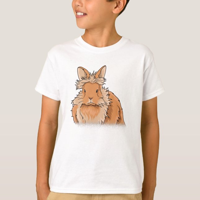 Lion Head Rabbit Gift T-Shirt (Front)