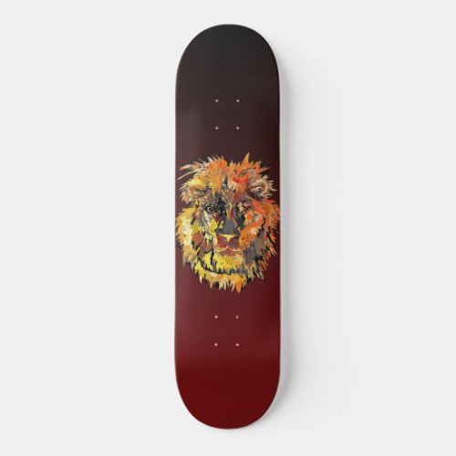 Lion Head Spirit Skateboard
