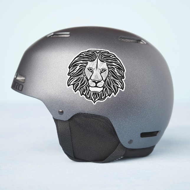 Lion Head Sticker (Helmet Side)