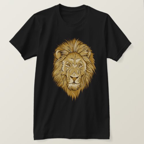 Lion Head Tshirt Design