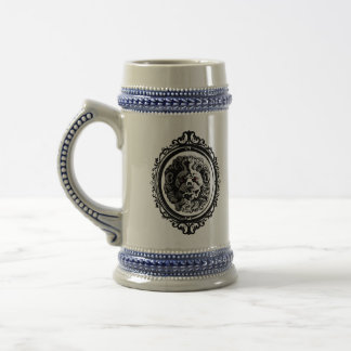 Lion head Vintage Beer Stein