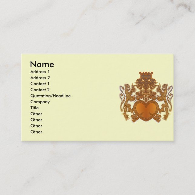 LION_HEART BUSINESS CARD (Front)