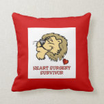 Lion Heart Surgery Survivor Pillow
