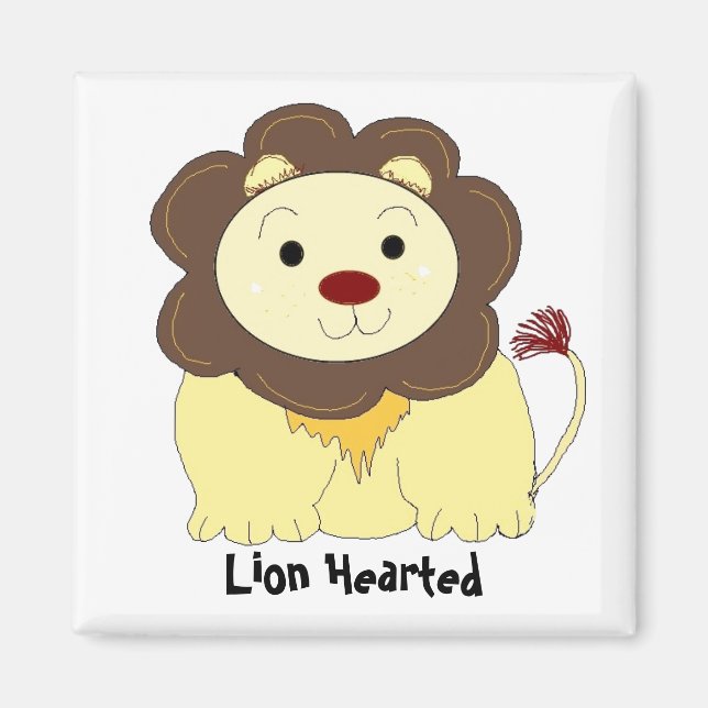 Lion Hearted Magnet (Front)