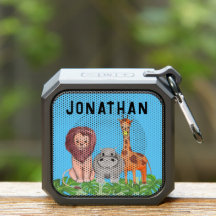 Lion, Hippo And Giraffe, Style:Blackwate