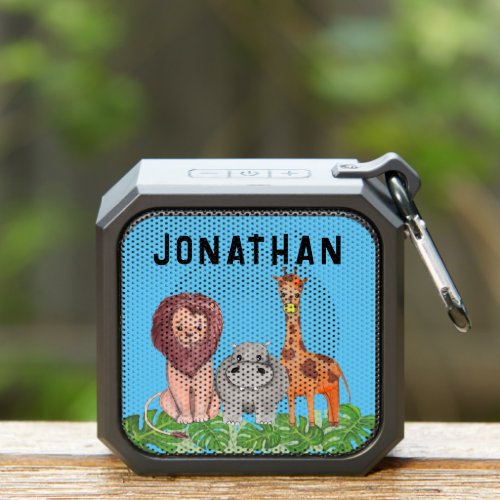 Lion Hippo And Giraffe StyleBlackwate Bluetooth Speaker