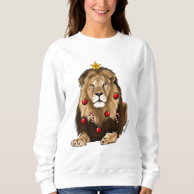Lion holiday sweatshirt (Front)