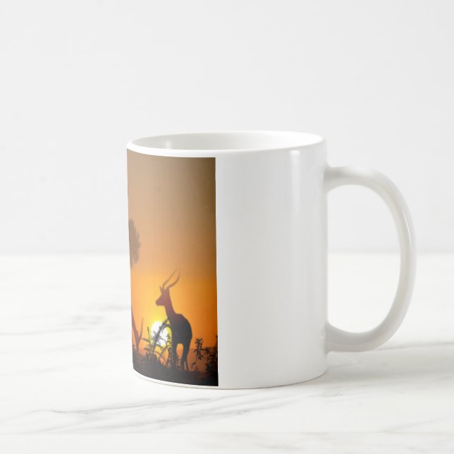 Lion Hunt Coffee Mug (Right)