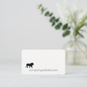 Lion Icon / Finance Business Card (Standing Front)
