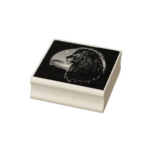 Lion image rubber  rubber stamp