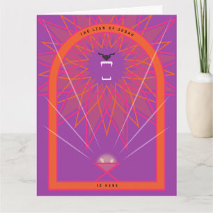 Lion in a Manger Card