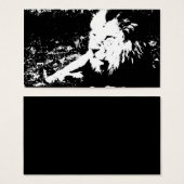 Lion in Black and White (Front & Back)