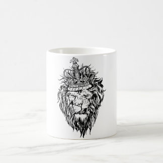 Lion in crown coffee mug