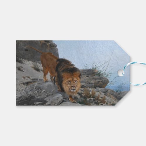 Lion in the Mountains by Richard Friese Gift Tags