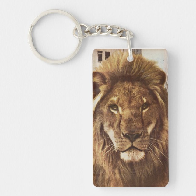 lion in town keychain (Front)