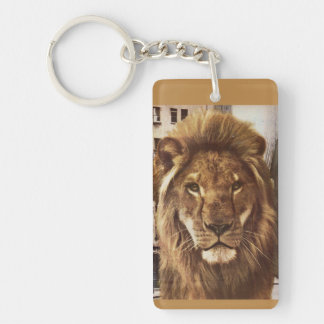 lion in town keychain
