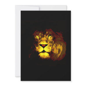 Lion Invitation