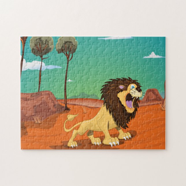 lion jigsaw puzzle (Horizontal)