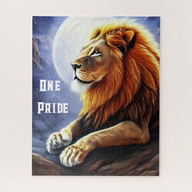 Lion Jigsaw Puzzle (Vertical)