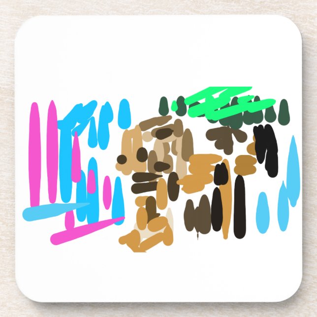 Lion joy beverage coaster (Front)