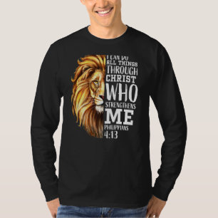 Lion Judah Christian Religious Scripture Graphic B T-Shirt